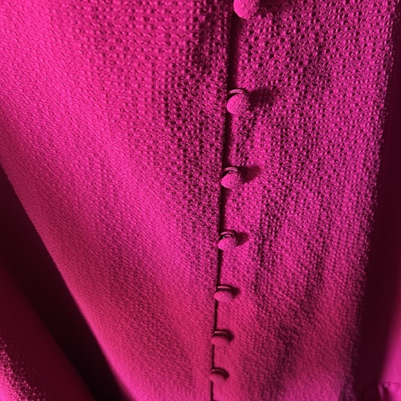 Ted Baker Fuchsia Tiered Sundress Sz 2 - Picture 5 of 5